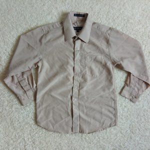 Villa D'Marco Boy's Brown Dress Shirt Size 10